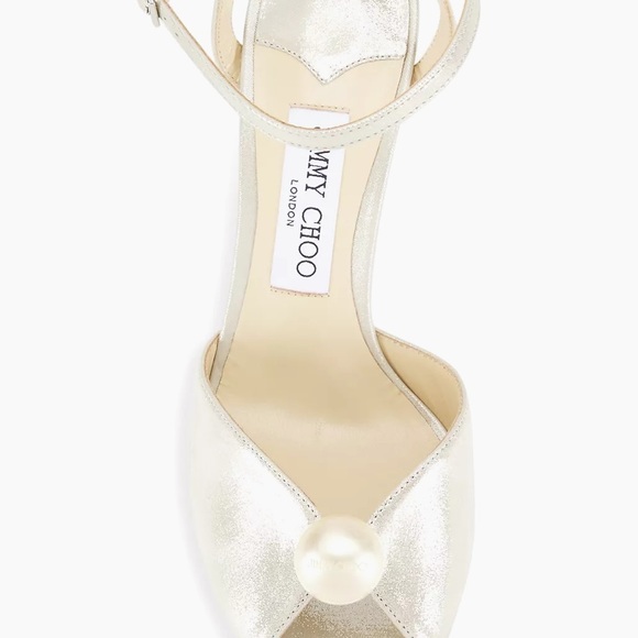 Jimmy Choo size 8.5 Bride shoe (wore once!) - Picture 7 of 17